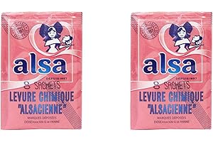Alsa - French Cake Baking Powder, 0.38 Ounce, 8 Count Pack of 2