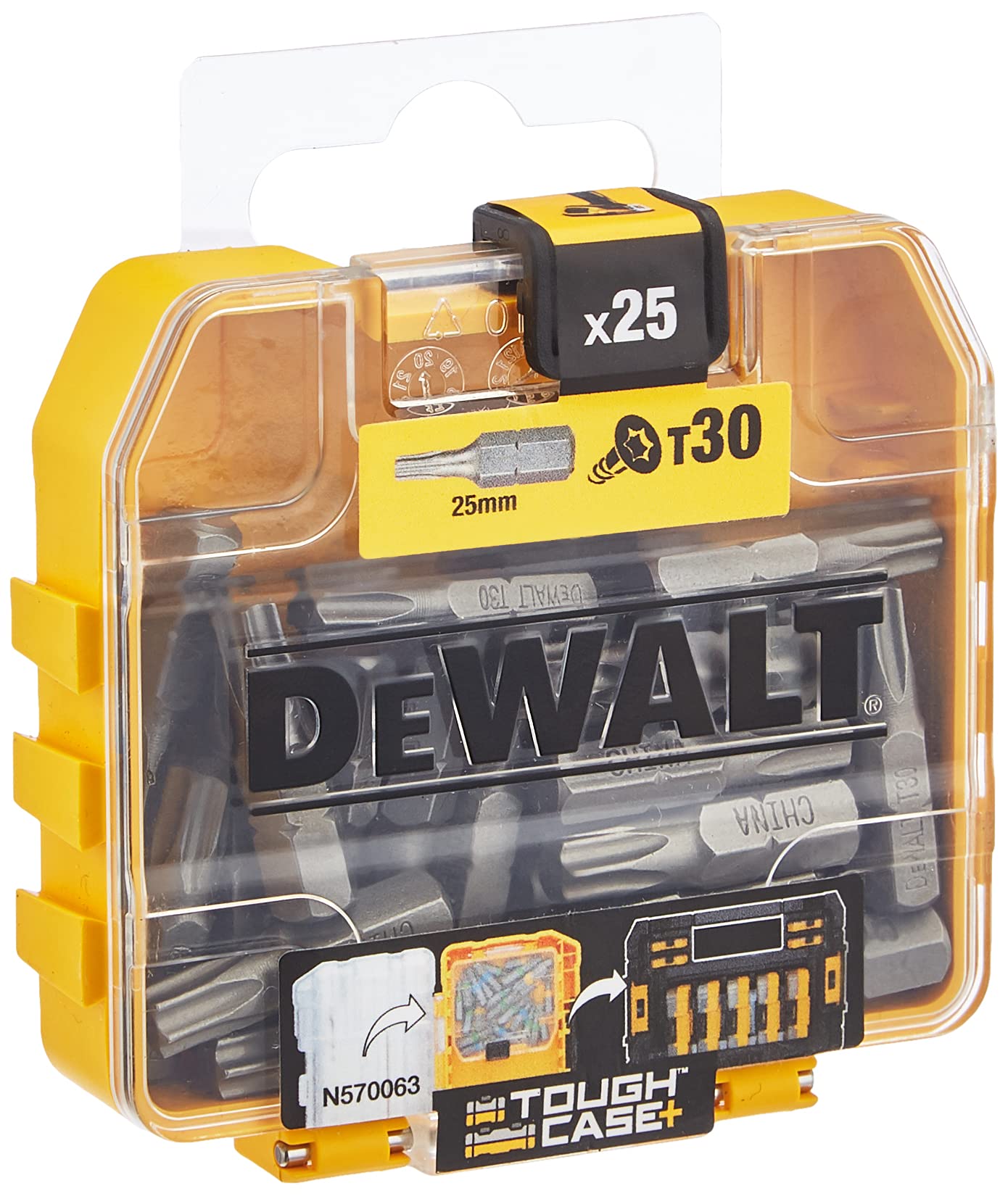 DEWALT DT7963 Bit Box 25 x T30 25 mm
