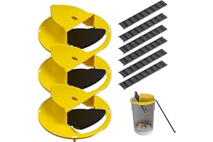 COPORA Mouse Trap Bucket Flip Lid，Mouse Rat Trap Bucket Lid，Auto Reset Multi Catch Humane Rat Trap for Indoor Outdoor | 5 Gallon Bucket Compatible | Mice Mouse Trap Bucket Lid(3 Pack)
