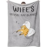 SteadStyle Valentines Gifts for Wife from Husband - Gifts for Her Blanket, Wife Birthday Gift Ideas, Wedding Anniversary Romantic Gift for Wifey, Mother's Day for Her 80"X 60"