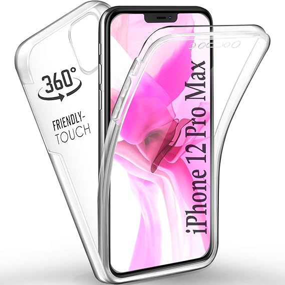 Dn Alive Iphone 12 Pro Max Case 6 7 Inch Front And Back Case Screen Protector Transparent Clear Tpu Bumper 360 Full Body Tpu Silicone Gel For Iphone 12 Pro Max Phone Cover Amazon Co Uk