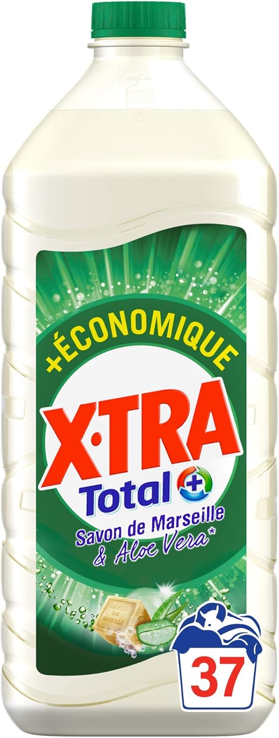 XTRA Total+ Marseille Eco Pack – Lessive liquide – Savon de Marseille ...