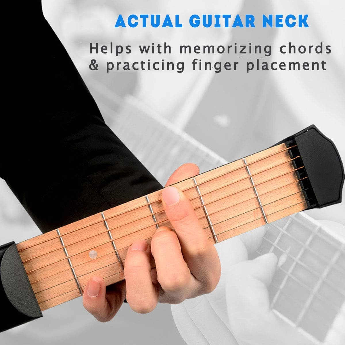 Guitar Practice Neck Portable Guitar, Pocket Guitar Practice Guitar
