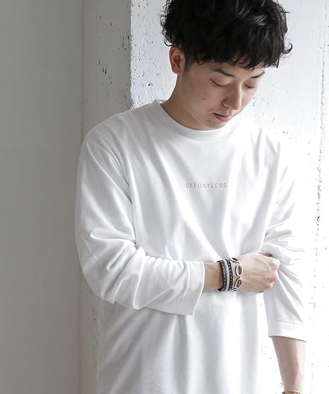 Amazon アーバンリサーチ ドアーズ Tシャツ ポンチ プリントロングスリーブ Tシャツ メンズ Dr04 11h018 White 38 Tシャツ カットソー 通販
