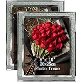 Calenzana 8x10 Picture Frames Sparkle Glass Photo Frame for Tabletop, 8 x 10 inch, 2 Pack
