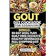 Gout Diet Cookbook for Beginners: Quick and Easy Delicious Anti-inflammatory Low Purine Diet Food List to Reduce Uric Acid Levels and Manage Gout Symptoms. [30 days Gout Recipes Meal Plan]