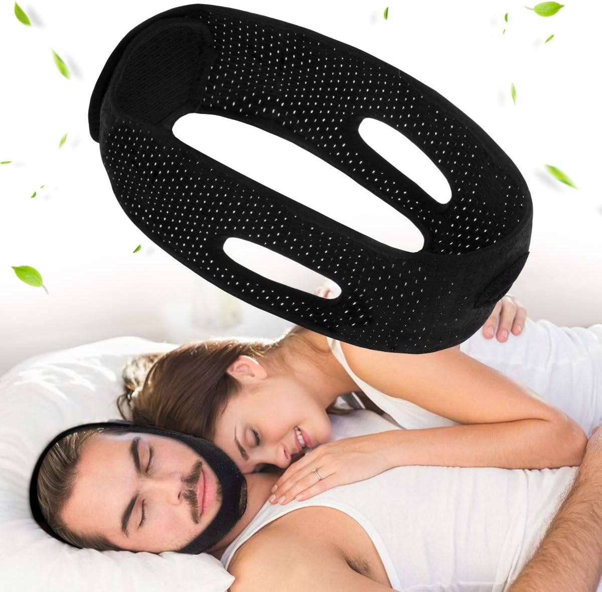 Anti Snoring Chin Strap for Men and Women, Anti Snoring Devices Ajustable Stop Snoring Solution, Snore Stopper Chin Straps Snore Reducing Snore Relief Sleep AIDS for Snoring Sleeping Mouth Breather: Health & Personal Care