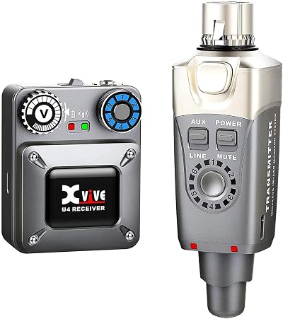 Xvive U4 Wireless In-Ear Monitor System 2.4GHz Transmitter Beltpack Receiver
