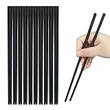 10 Pairs Fiberglass Chopsticks, Reusable