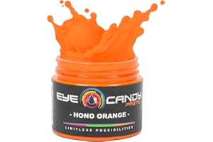 Eye Candy Resin Pigment Paste – Highly Pigmented Epoxy Color, 2 oz, Solid Non-Metallic, Mixable for Custom Shades (Hono Orange)