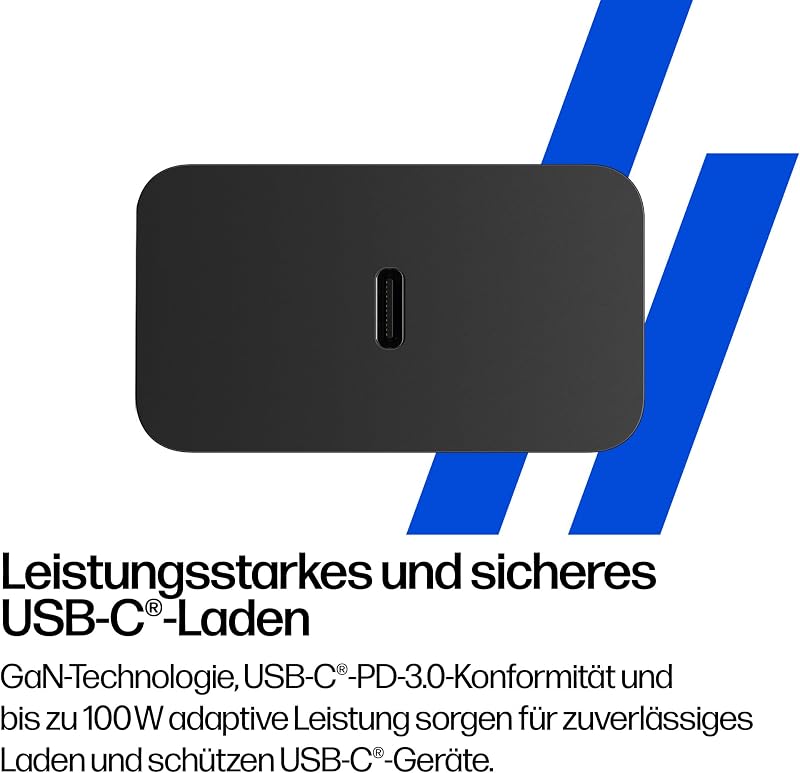 100W GaN USB-C Laptop Ladegerät mit 2 m Ladekabel