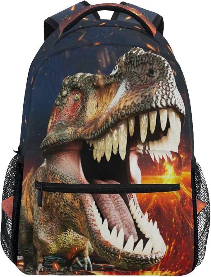 Jungen Dinosaurier Rucksacke Fur Schule 3d Dino T Rex Coole Buchertaschen Fur Kinder Teenager Kleinkind Mode Daypack Rucksack Reise Laptop Tasche Amazon De Bekleidung