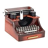 AUEAR, Vintage Typewriter Music Box with Drawer