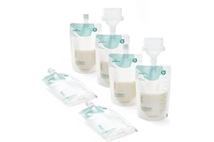 Spectra - Simple Store Milk Collection Bags 200 ml - Hygenic Double Lined Leak Free Insulation - Convenient Milk Storage for Busy Moms - 20 Count