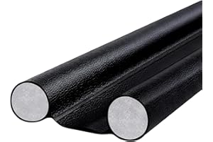 RANDALL MANUFACTURING CO., INC Randall Manufacturing Extreme Draft Protection, Leather Style Door and Window Draft Stopper, Bottom-of-Door Soundproofing, Under-Door Dust, Wind, Noise Draft Stopper, 36" (Black, 36")