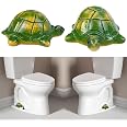 Panda Toilet Bolt Caps - 2-Pack Cute Resin Bathroom Decorative Covers For Toilet Bolts