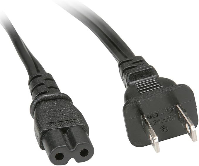 2 Prong Printer Power Cord/Printer Power Cable for Canon