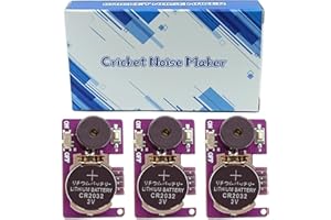 YBYledonico Cricket Noise Maker Prank (3 Pack), Beeping Several Months, Hidden Prank Noise Maker for Adults
