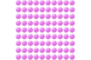Yoeevi 90 PCS Game Replacement Marbles Balls, 9/16” inch(14mm) Plastic Game Balls for Chinese Checkers Marble Run Marbles Game Hungry Hungry Hippos (Pink)