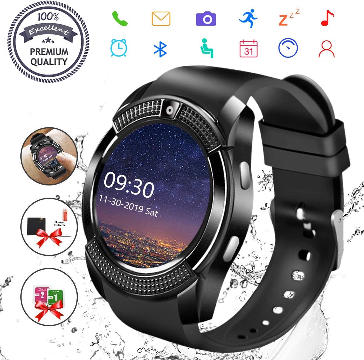 smart watch camera quality