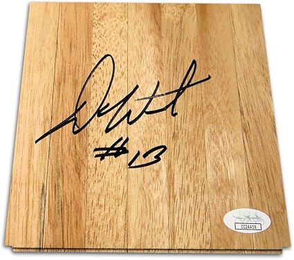 Delonte West Signed Autographed 6x6 Floor Piece Boston Celtics 13