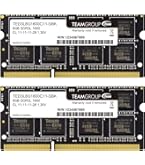 Crucial 16GB kit (8GBx2), 204-pin SODIMM, DDR3 PC3-12800, at