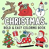 Christmas Bold and Easy Coloring Book