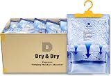 Dry & Dry 90 Packs [Net 7 Oz/Pack] Moisture Absorbers Dehumidifiers for Home Dehumidifier for Basement Dehumidifiers for Bedroom Small Dehumidifiers - Dehumidifiers Moisture Absorbers