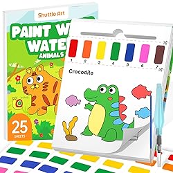 Shuttle Art Paint with Water Coloring Book for