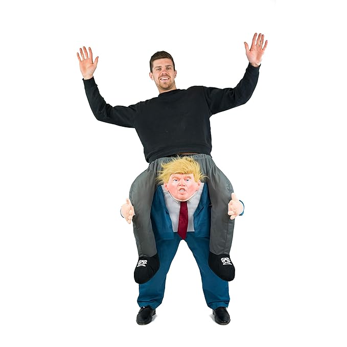 Bodysocks® Donald Trump Huckepack (Carry Me) Kostüm für Erwachsene