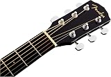 Fender CD-60SCE Dreadnought Walnut Fingerboard Black with Free Lessons view 9