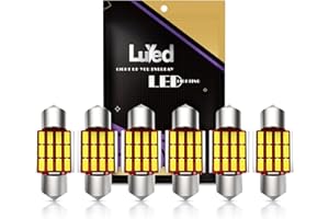 LUYED DE3175 DE3021 LED Interior Light Bulbs DE3022 31MM 1.22”Festoon Canbus Error Free LED Bulbs Xenon White 4014 12SMD Chip