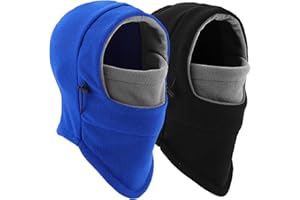 YQXCC Kids Winter Hats Balaclava Ski Mask Windproof Warm Adjustable with Fleece Lining Hat for Boys Girls