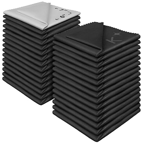 [ 30 Pack ] Kleantoday Lens Cleaning Cloth, Premium Microfiber, Ultra-Soft Cleaning Cloth for Glasses, iPhone Eyeglasses Camera Lens, Screens Wipes & More