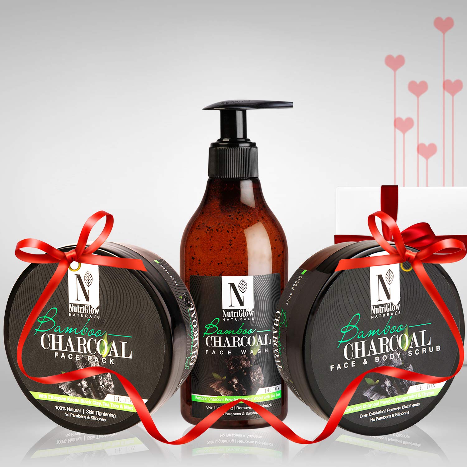 nutriglow charcoal face wash