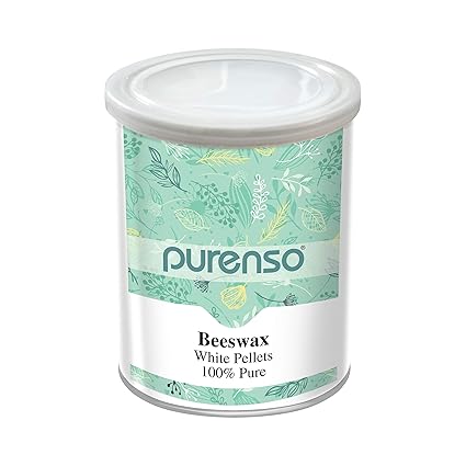 Purenso 100% Beeswax Pellets, Triple Filtered - White(100g)