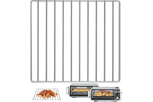 Air Fryer Rack for Ninja Foodi 13 in 1 SP351 SP301 Air Fry Countertop Toaster Oven, 13.5''×12.3'' Stainless Steel Air Fryer A