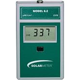 Solarmeter Model 6.2 Sensitive UVB Meter, Digital UV Radiometer, Portable UV Meter for Eyewear UV Block Testing &amp; More, Effective UVB Light Meter, Measures 280-320 nm, from 0-1999 &micro;W/cm&sup2;, Green