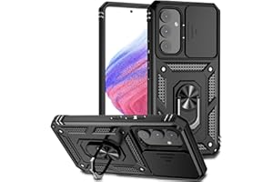 Phone Case for Samsung Galaxy S24 /S25Ultra/Plus, Military-Grade Shockproof Protection with Slide Camera Lens Cover & [Hidden