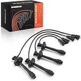 A-Premium 5MM Spark Plug Wires Set of 4, 1.8L L4 Compatible with Toyota | for Corolla 1998 1999 2000 2001 2002