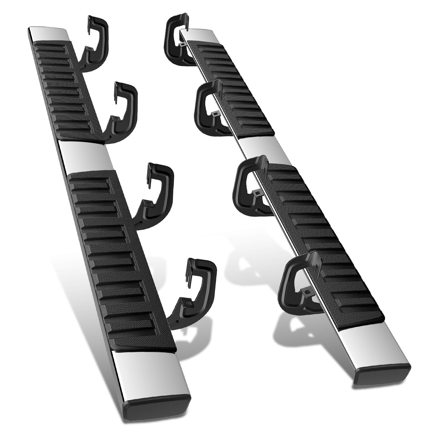 Photo 1 of DNA MOTORING 6" Running Boards Compatible with 07-18 Silverado/Sierra 1500, 07-19 Silverado 2500HD 3500HD Crew Cab, Side Step Nerf Bars, STEPB-ZTL-8017