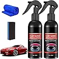 2PCS Nurafix Nano Car Spray, Nurafix Scratch Remover, Nurafix Scratch Fix, Nurafix Car Wax for Cars, Nurafix Nano Scratch Repair, Nano Car Spray Fast Repair Scratches Repairing Polish Spray (120ML)