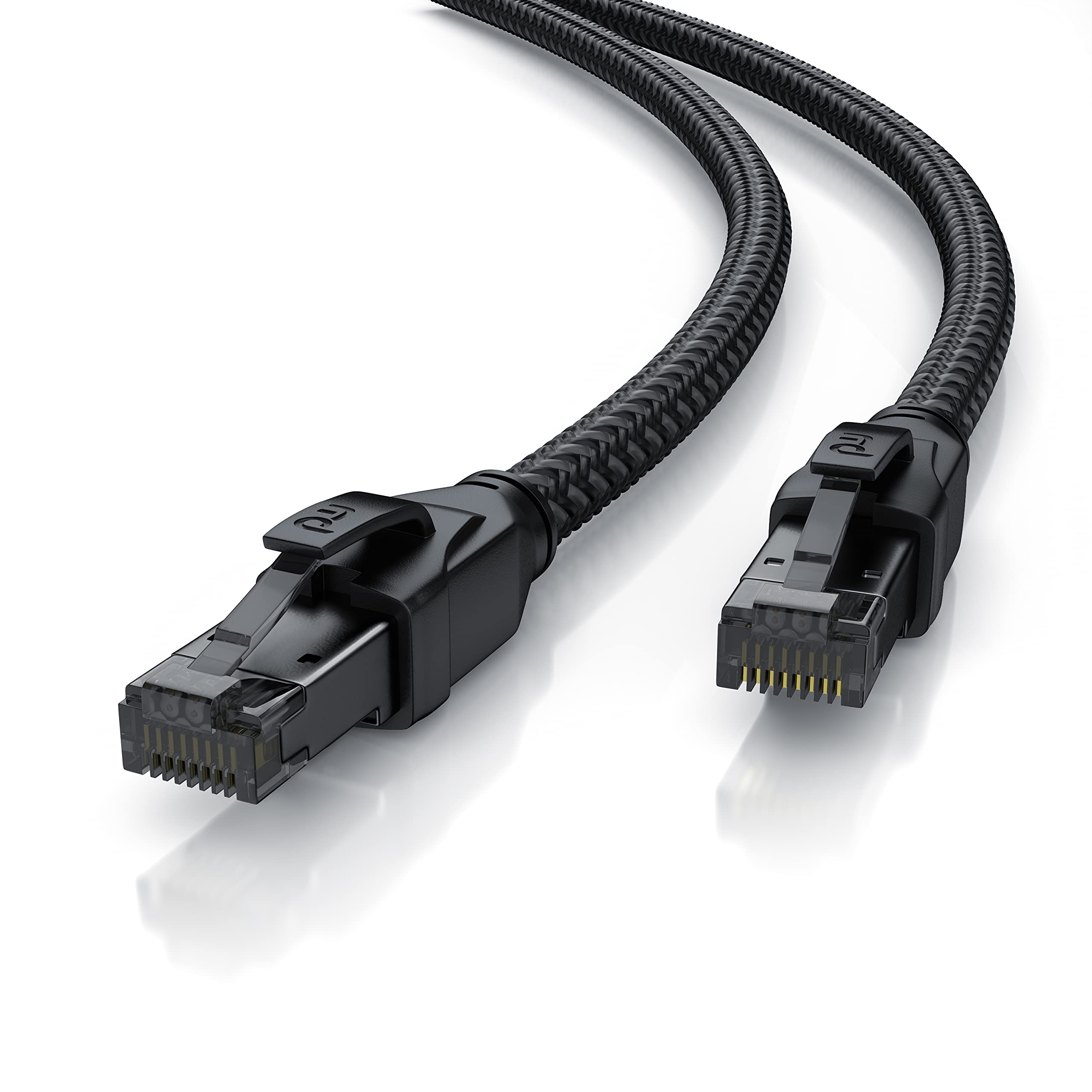 CSL - CAT 8 Ethernet Cable - 40 gb Network Cable - High Speed Patch Cable with RJ45 - CAT8 Lan Cable - 5m