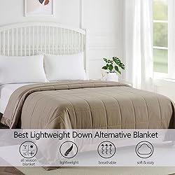 COMFLIVE Down Alternative Blanket with Satin