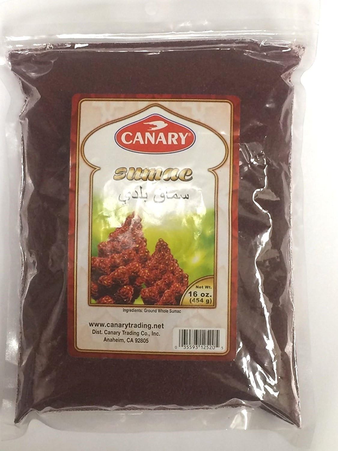 Ground Sumac Spice Middle Eastern Gourmet Culinary Dishes 16 oz