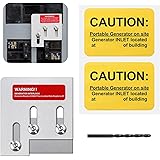 Natupal Generator Interlock Kit Compatible with Square D QO or Homeline 150 or 200 amp panels. 1 3/8 inches Spacing between m