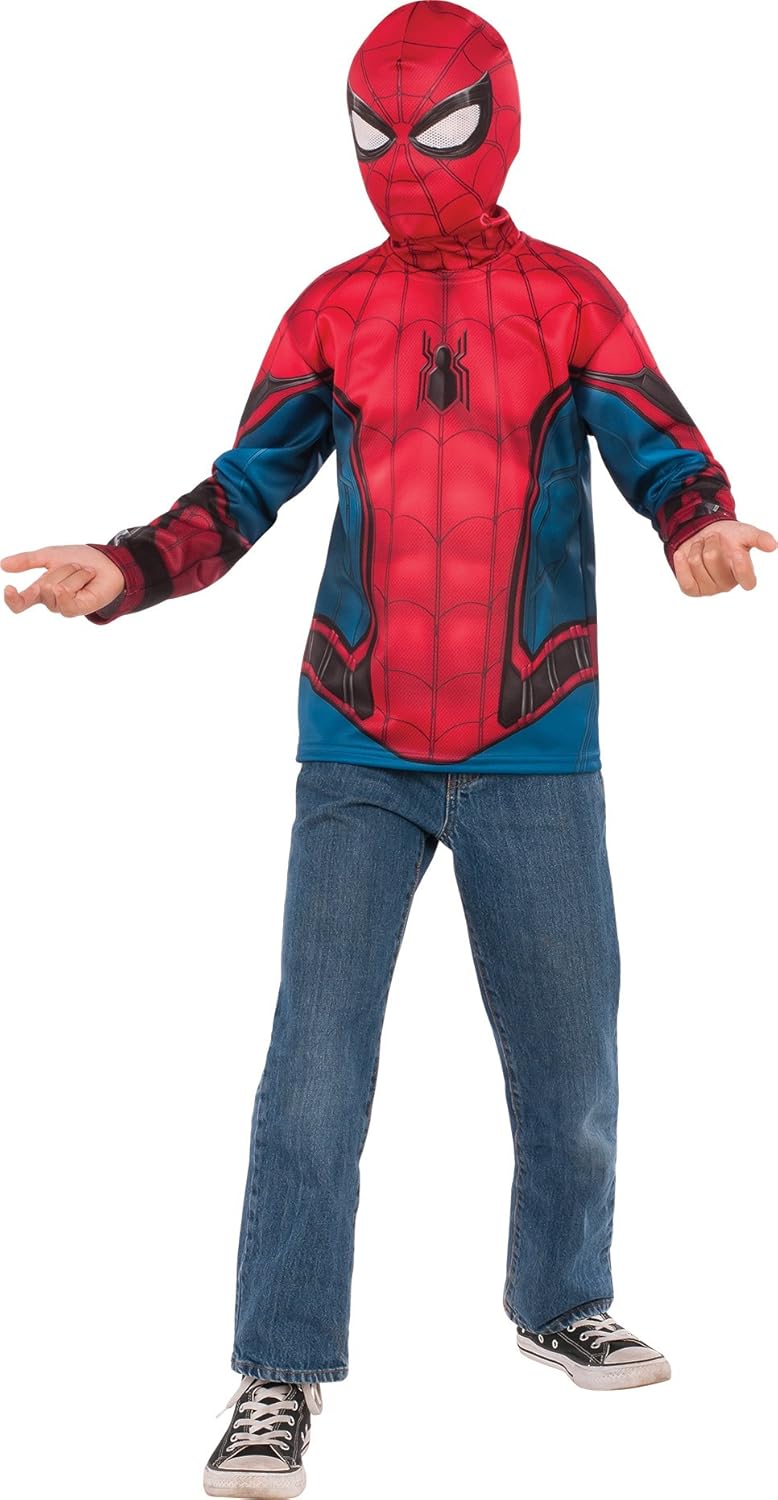 Rubie's Costume Spider-Man: Homecoming Child's Spider-Man Costume Top, Multicolor, Small
