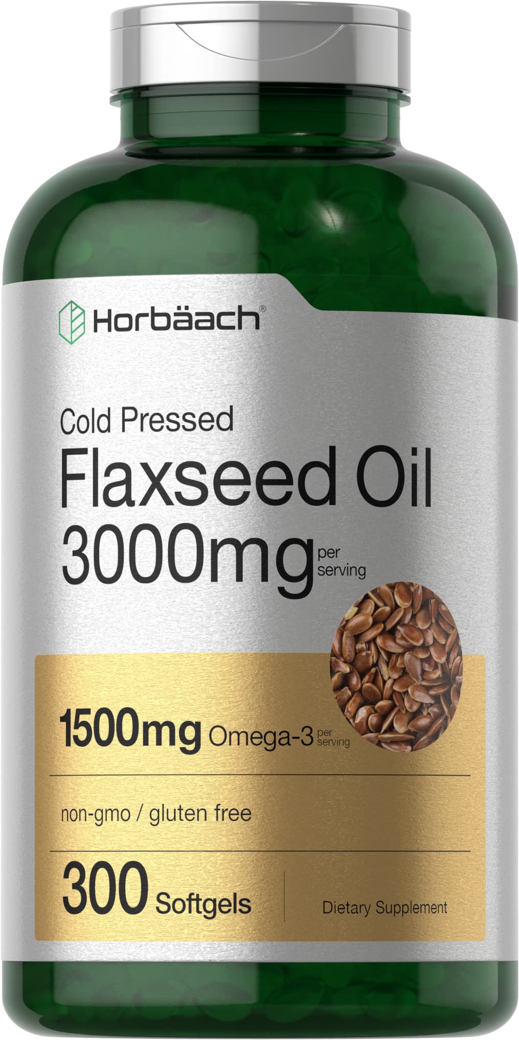 Cold Pressed Flaxseed Oil 3000 mg