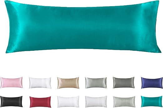 Amazon Com Yeboup Body Pillow Cover Silk Satin Body Pillowcase