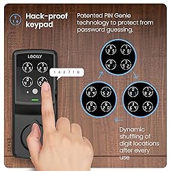 Lockly Secure Pro Wi-Fi Smart Door Lock, Keyless